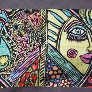 Colorful Duvet with Shams